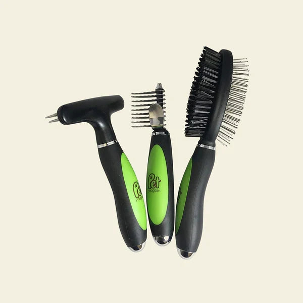 Professional Grooming Brush Sets with Sharp Stainless Steel Structure for Small Medium & Large Dogs