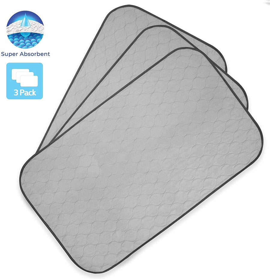 Pet Magasin Reusable Dog Training Pads (3-Pack) - Washable & Waterproof